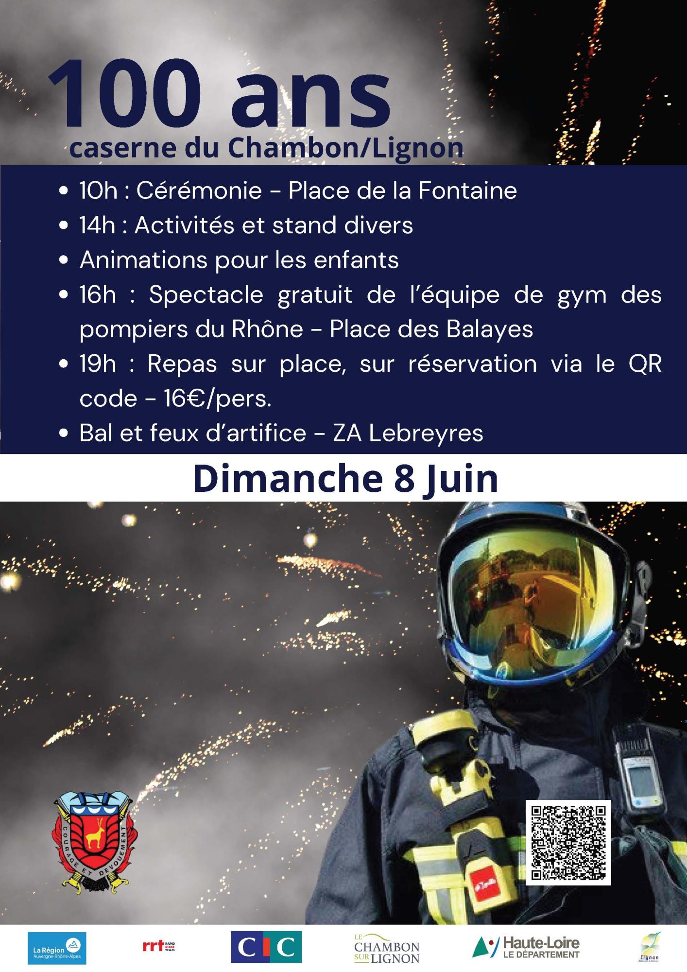 100 ans caserne du chambon sur lignon