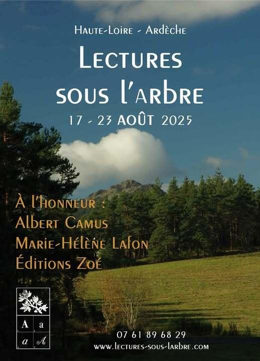 📚🌳 Lectures sous l’Arbre 2025 🌳📚