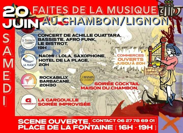 🎶☀️ FAITES DE LA MUSIQUE AU CHAMBON-SUR-LIGNON ! ☀️🎶