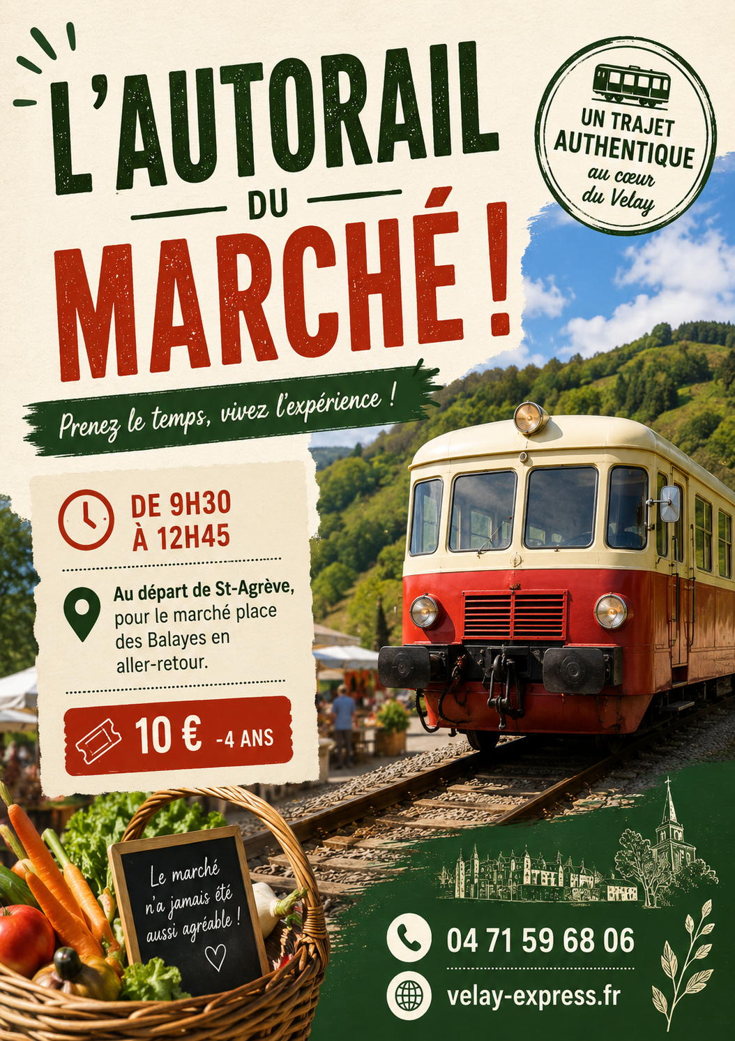 🚂🛍️ L’AUTORAIL DU MARCHÉ ! 🛍️🚂