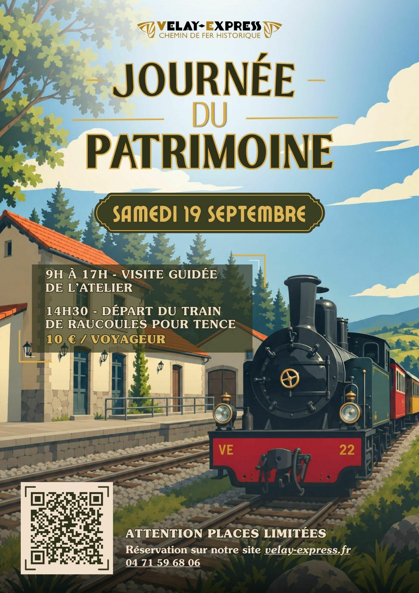 🚂 Journée du Patrimoine au Velay-Express !